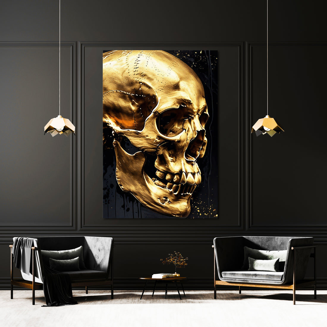 Goldener Schädel Nr3