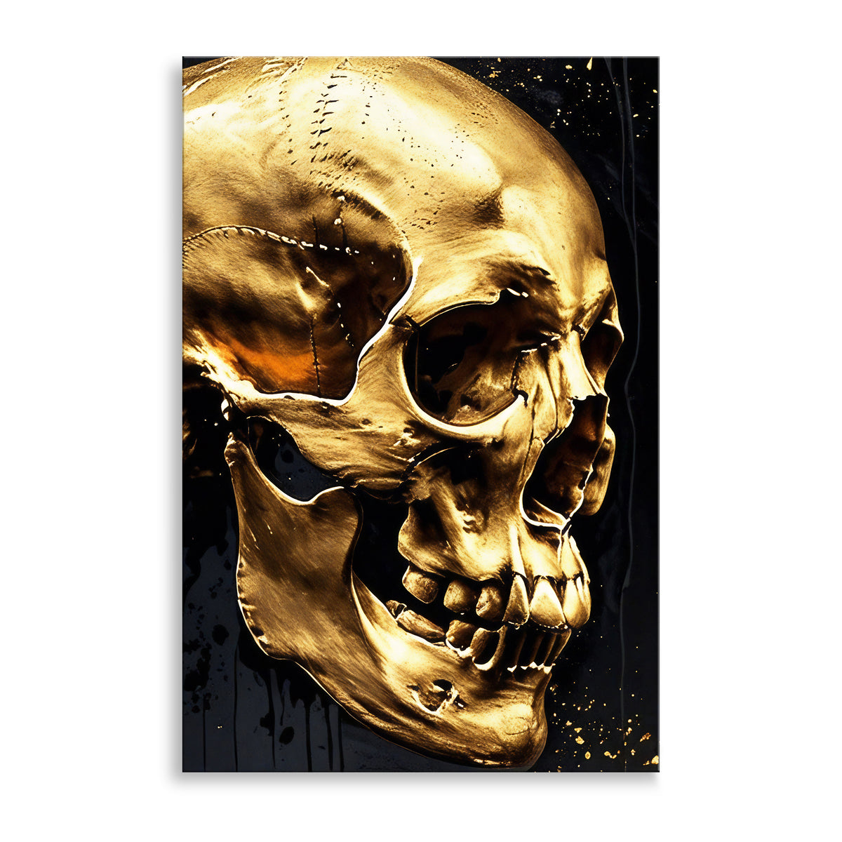 Goldener Schädel Nr3