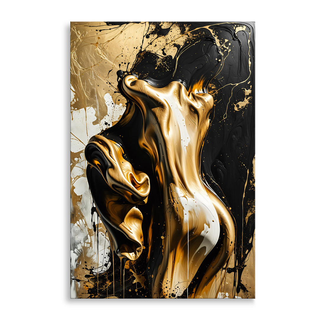 Schwarz und Gold Liebespaar