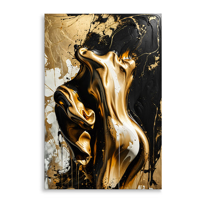 Schwarz und Gold Liebespaar