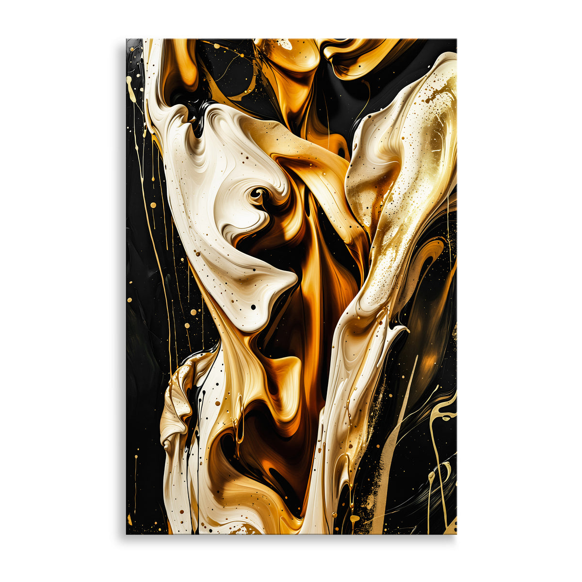 Schwarz und Gold Liebespaar Nr2