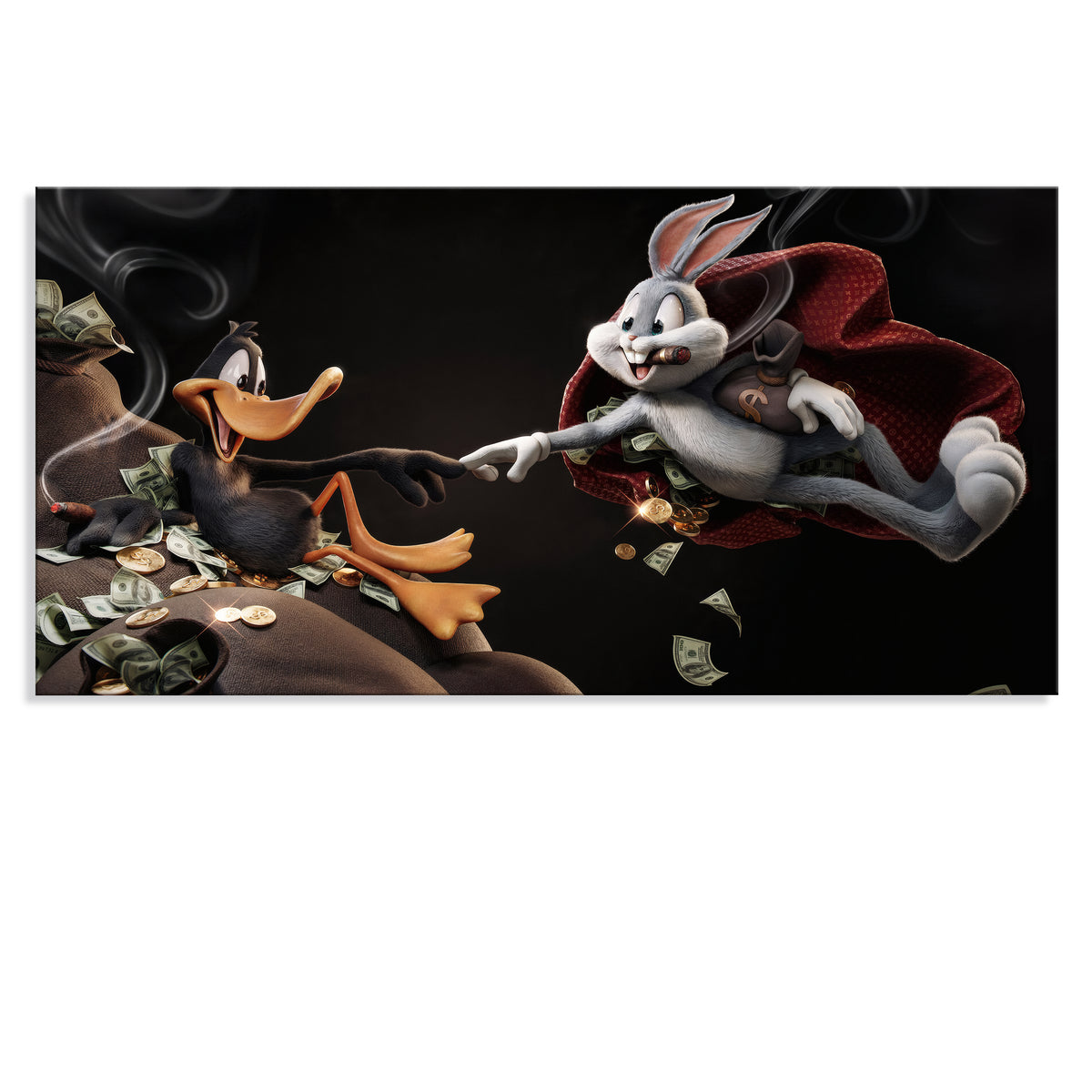 Bunny und Daffy Duck