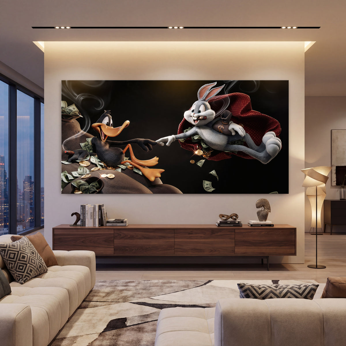 Bunny und Daffy Duck