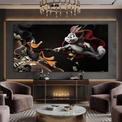 Bunny und Daffy Duck