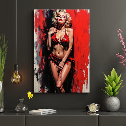 Monroe in Rot
